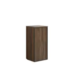 Inspiratie voor een grote badkamer met meubels van bruin eikenhout, zwarte framefronten, dubbele wastafel, zwarte plank, afgeronde spiegels, zwarte hoekdouche met vouwdeuren, witte tegels en beige muren