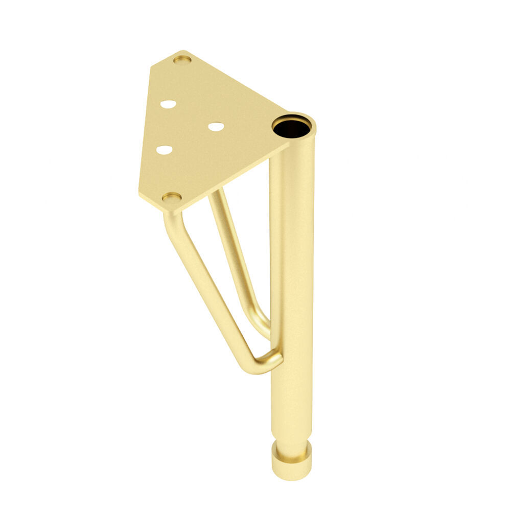 Grote vintage badkamer met terracottakleurig wastafelmeubel, opzetwastafel, ovaal spiegel met messingrand, roze en grijze tegels voor een romantische, vrouwelijke uitstraling