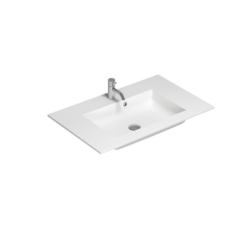 Stijlvolle badkamer inspiratie met beige wastafelmeubel met binnenlade, bovenkast, open plank, ovale spiegel met verlichting, bijpassende hanglampen, plank onder de spiegel en wandgemonteerd toilet. Wanden met lichte, langwerpige tegels