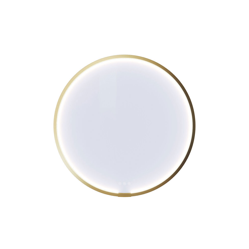 Badkamer inspiratie in noordse stijl met wastafelmeubel en onderkasten in gerookt eiken, make-up ruimte, zij-aangebracht wastafel, ronde spiegel met messing frame en zichtbare charmante houten balken.