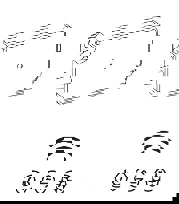 Grote badkamerinspiratie in Scandinavische stijl met badkamermeubels in lichtblauwe kleur en houten aanrechtblad met elegante opzetwastafel, visgraat houten vloer creëert een lichte en klassieke stijl
