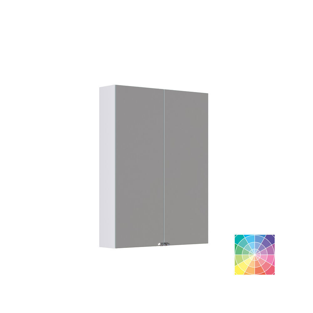 Kleine badkamerinspiratie met wastafelkastje in speciale kleur met geïntegreerde greep, spiegelkast met lampen, decoratieve spiegels met getinte glazenschap, witte visgraattegels geven een strakke en klassieke uitstraling.