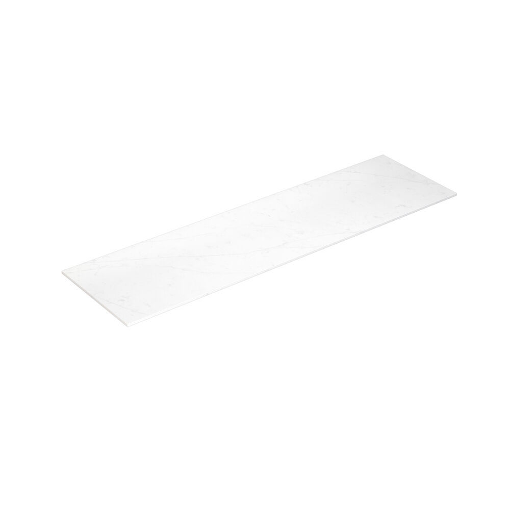 Badkamerinspiratie met badkamermeubels in moderne blauwe kleur, elegante opzetwastafel en grote vierkante spiegel met verlichting, witte visgraattegels zorgen voor een stijlvolle en klassieke uitstraling