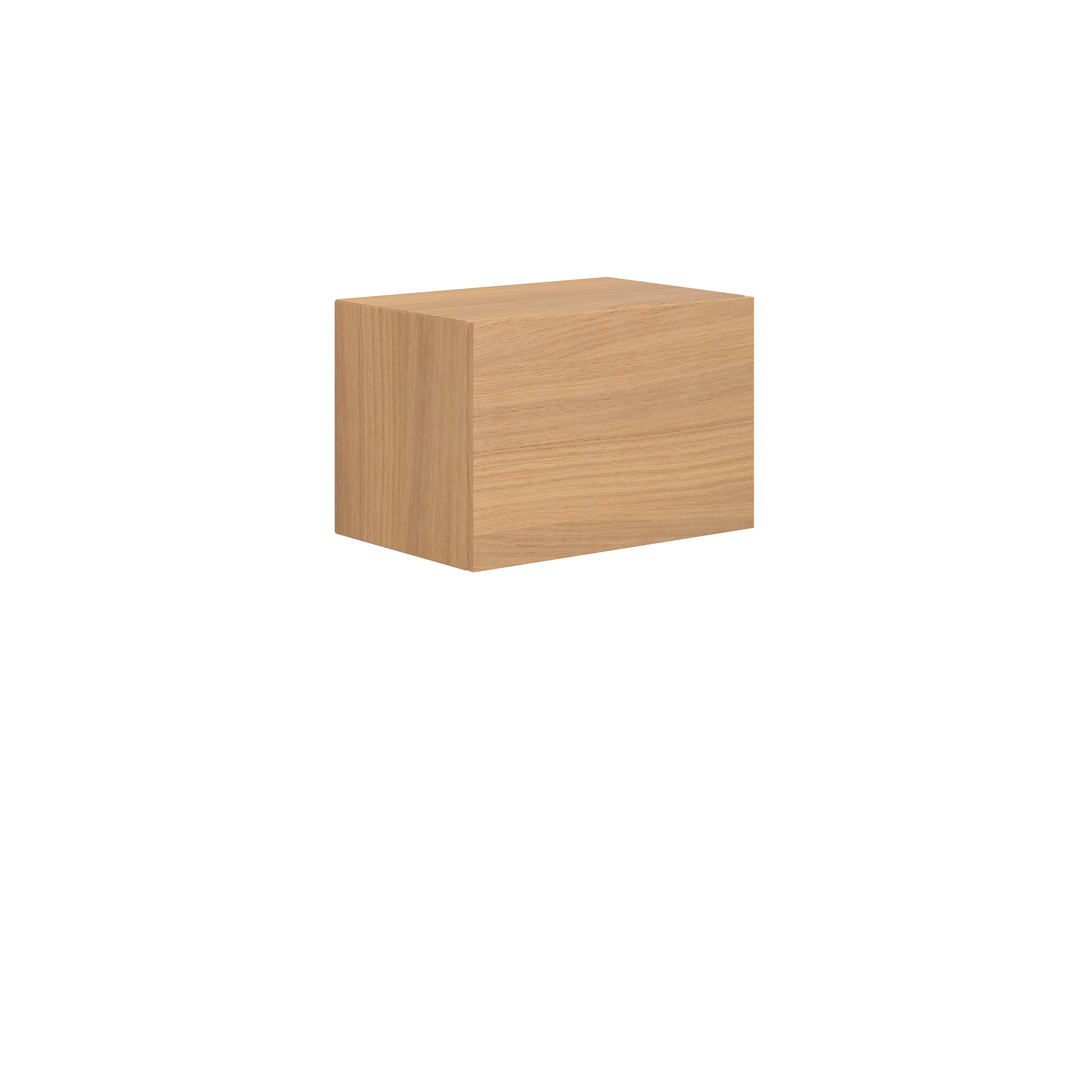 Stijlvolle badkamer in Scandinavische en Japandi stijl met lichte houten muren, ronde spiegel en minimalistische badkamermeubels